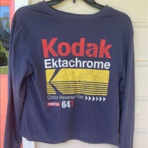 Kodak long sleeve tee. Womens/Jrs. Good used condition.